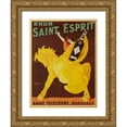 thumbnail image 1 of Spring, J. 15x18 Gold Ornate Wood Framed with Double Matting Museum Art Print Titled - Rhum Saint Esprit 1919, 1 of 4