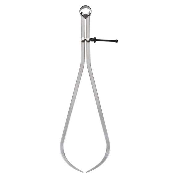 Spring Joint Caliper 16 inch/400mm Steel Spring Outside Caliper for Wood Turning Lathe Work