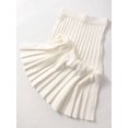thumbnail image 1 of Spring Knit White Mini Pleated Skirts For Women A Line Skirt Gray High Waist Women Knitted Pleated Short Skirts Korean Fashion, 1 of 6