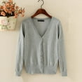 thumbnail image 1 of Spring Lady's Knitted Sweater Plus Size 5xl LOVE DOCK for Women Long Sleeve Female Cardigan Short Sweaters sueter mujer YQ213, 1 of 6
