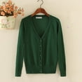thumbnail image 1 of Spring Lady's Knitted Sweater Plus Size 5xl LOVE DOCK for Women Long Sleeve Female Cardigan Short Sweaters sueter mujer YQ213, 1 of 6