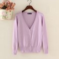 thumbnail image 1 of Spring Lady's Knitted Sweater Plus Size 5xl LOVE DOCK for Women Long Sleeve Female Cardigan Short Sweaters sueter mujer YQ213, 1 of 6