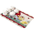 thumbnail image 1 of Spring Ladybug Gnomes Dish Drying Mat for Kitchen Counter, Super Absorbent Quick Dry Coffee Bar Mat Pad Thin Diatomaceous Sink Mat Non Slip Dish Drainer Mat 16''''x18'''' Rustic Summer Daisy Flowers, 1 of 6