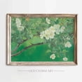 Springing Tree Spring Landscape Poster, Apple Tree Blossom, Vintage Cottage, Country ...