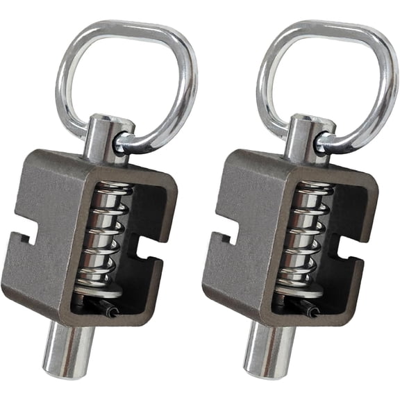 Spring Latch Lock, Weld On Spring Latch Assembly, Trailer Gate Latch, Pack of 2 (Universal)