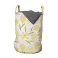 thumbnail image 1 of Spring Laundry Bag, Spring Petals with Leaves and Abstract Curved Lines Romantic Feminine Inspirations, Basket with Handles Drawstring Closure for Laundromats, 13" x 19", Multicolor, by Ambesonne, 1 of 4