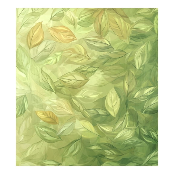 Spring Leaf Pattern Magnetic Dishwasher Decal 23''x26'' Easy to Clean Single Sided Print