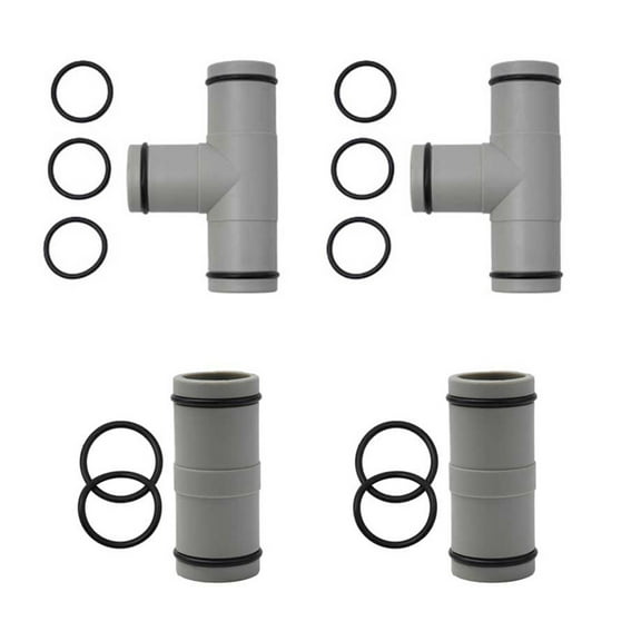 Spring Leak proof Pool Hose T Joint Connector Kit for Above Ground Pools