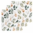 thumbnail image 1 of Spring Leaves Flowers Kitchen Dish Towels for Drying Dishes Set of 3, Rustic Flower Pastoral Botanical Waffle Weave Microfiber Hand Tea Bathroom Towels Quick Dry & Absorbent Towel 12x12, 1 of 7