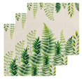 thumbnail image 1 of Spring Leaves Kitchen Dish Towels for Drying Dishes Set of 3, Pastoral Garden Botanical Rustic Burlap Waffle Weave Microfiber Hand Tea Bathroom Towels Quick Dry & Absorbent Towel 12x12, 1 of 7