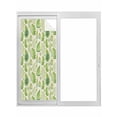 thumbnail image 1 of Spring Leavse Window Privacy Film, Pastoral Garden Botanical Rustic Burlap Static Cling UV Sun Blocking Tint Film Heat Control Windows Films for Bedroom Bathroom, Window Stickers 17.7"x39.3", 1 of 7