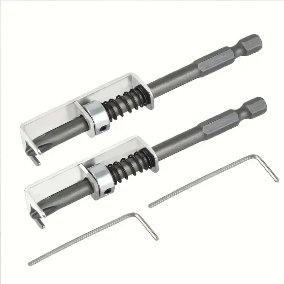 Spring-Loaded Anti-Dropping Screwdriver Bit Holder, One-Handed Quick-Release Magnetic Bit Extension with Automatic Retraction, Ergonomic Locking Mechanism for Electricians, Mechanics & DIY Users