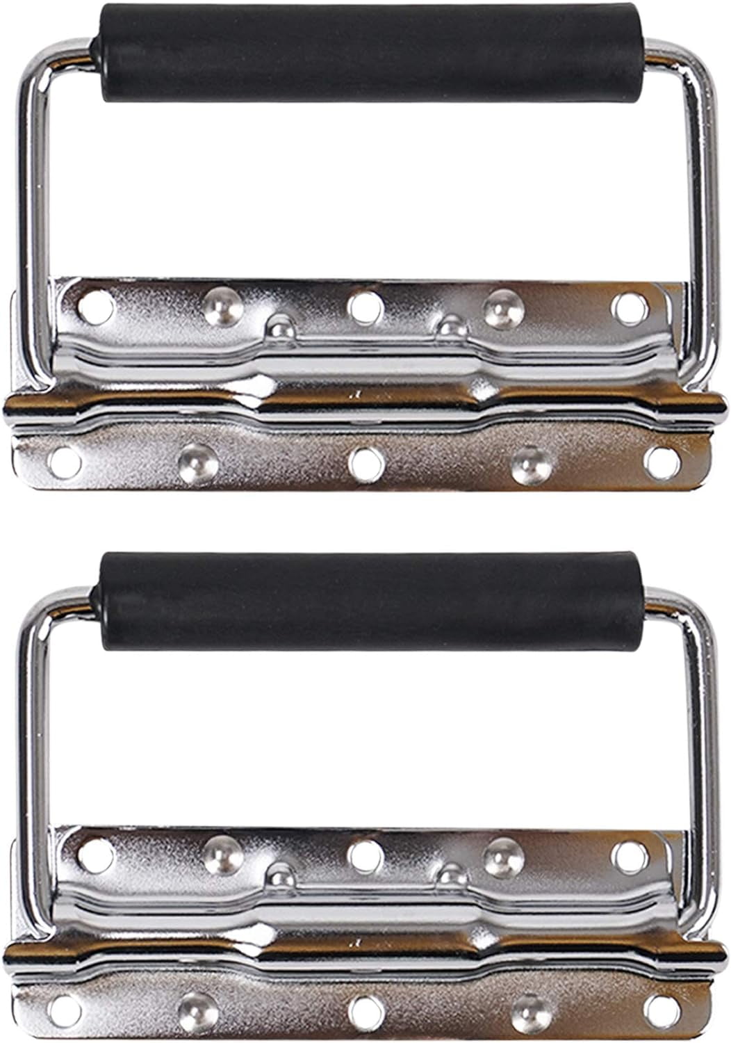 Spring Loaded Case Handles, Stainless Surface Mount Handle With Rubber