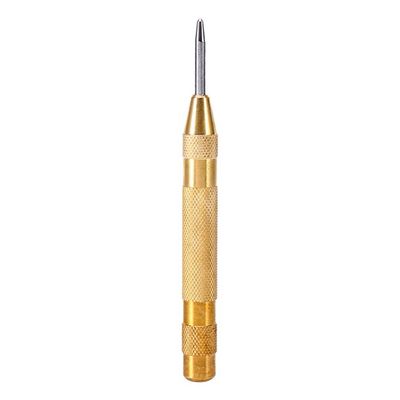 Spring Loaded Center Punch with Brass Body for Precision Marking and Hole Punching
