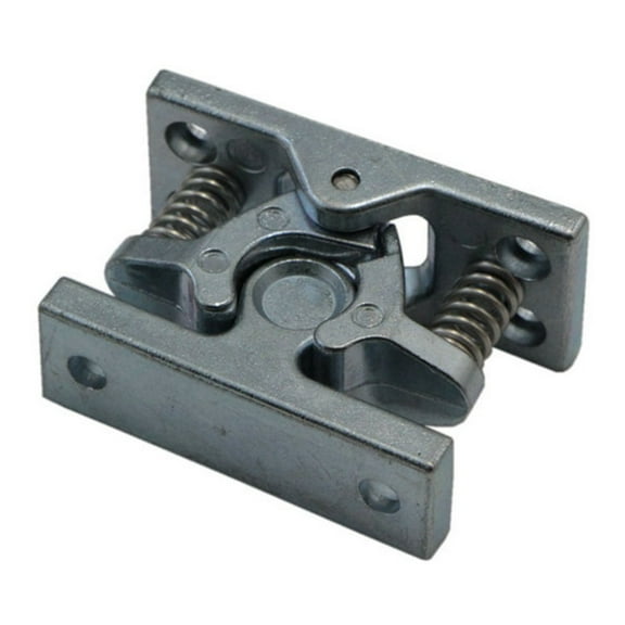 Spring Loaded Door Easy Lock Stop Catch Double Roller Catch Release Clamp for Cabinets Drawers