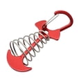 thumbnail image 1 of Spring-Loaded Fishbone Ground Stakes, Heavy Duty Metal Tent Pegs for Camping and Tarps, Outdoor Securing Anchors for Canopy and Shelter, Durable Fasteners for Deck Gaps and Ropes, 1 of 6