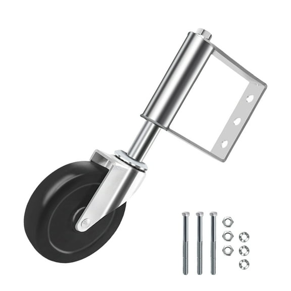 Spring Loaded Gate Caster with 360 Swivels Heavy Duty Gate Wheel Enduring