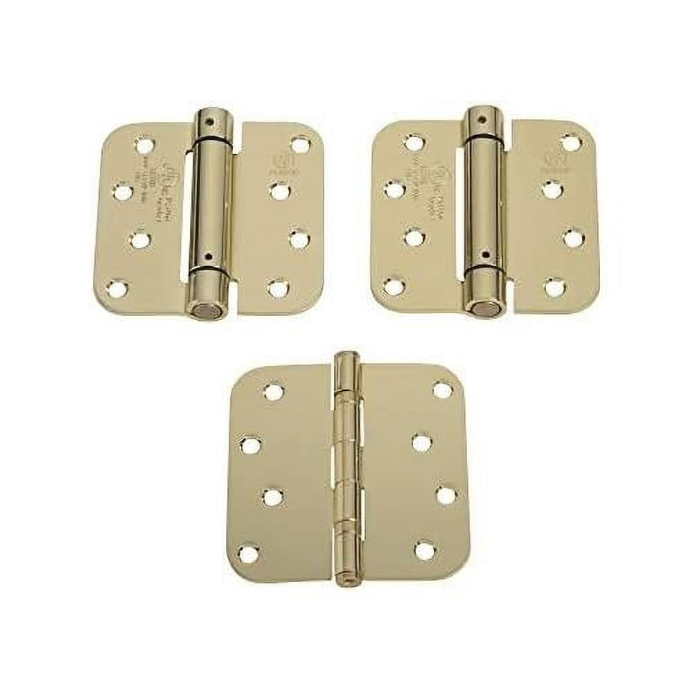 Spring Loaded Hinges And Bearing Combo For Doors 4 Inch With 5/8 Inch