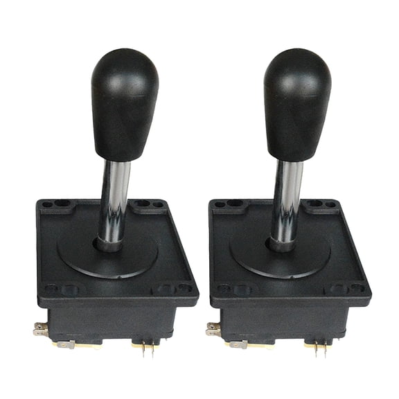 Spring Loaded Joystick with Contact Microswitches & Metal Shafts Durability 4 Way 8 Way Adjustable Handle for Game Use