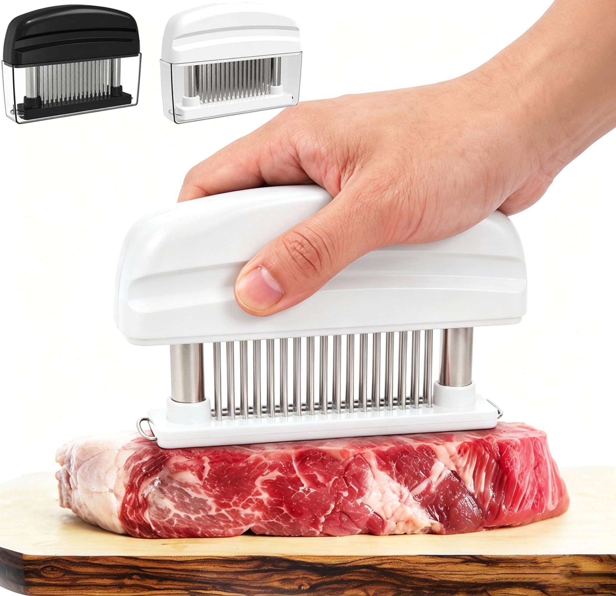 Spring Loaded Meat Tenderizer, 2026 Upgrade Meat Tenderizer Tool With ...