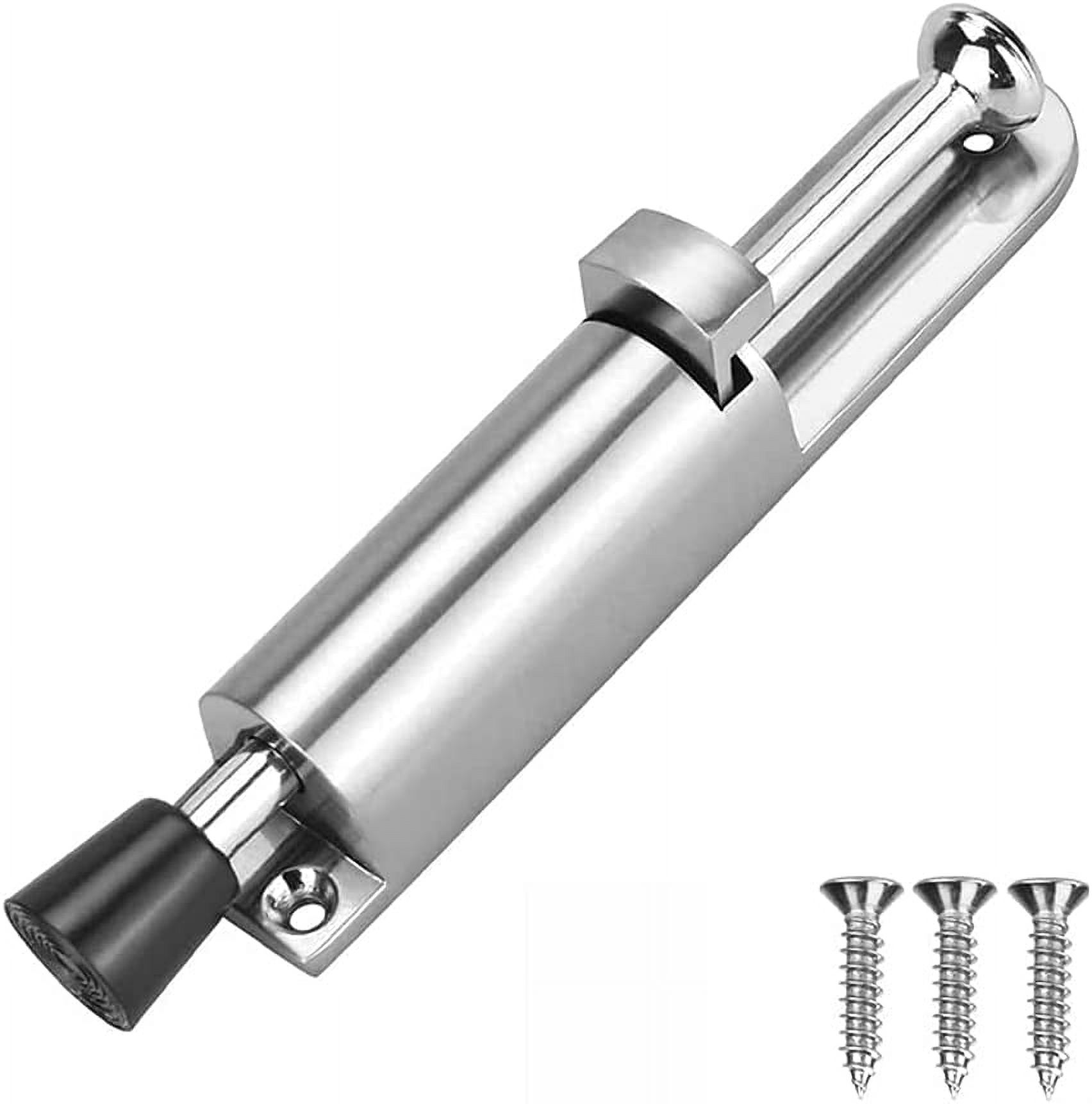 Spring Loaded Metal Door Stopper, Door Stop with Foot Control, Spring