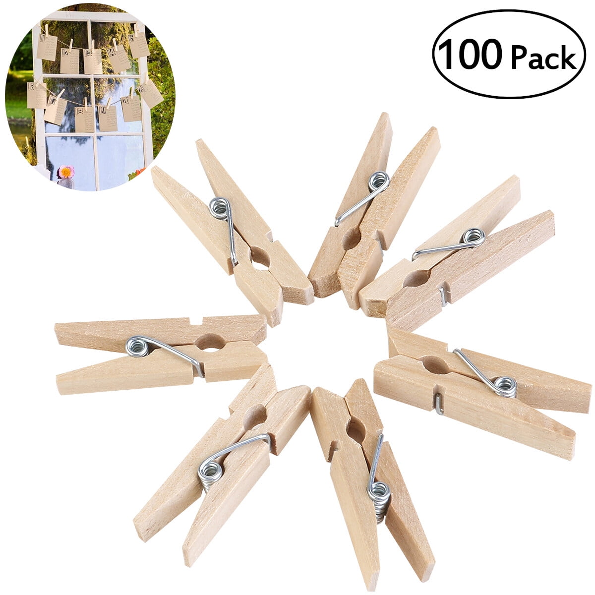 Spring Loaded Pin Clothes Pins Clothespin Crafts Clothe Photo Paper Peg