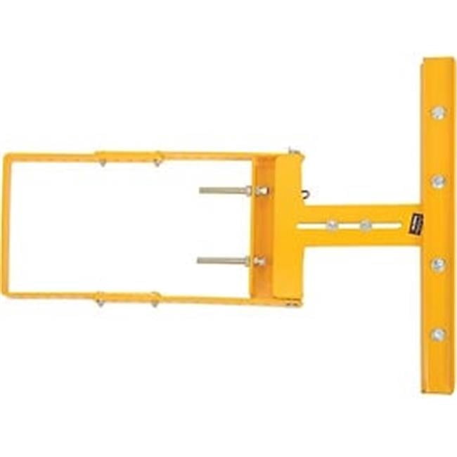 Spring-Loaded Safety Gate - Yellow - 16-26 in. - OSHA Compliant