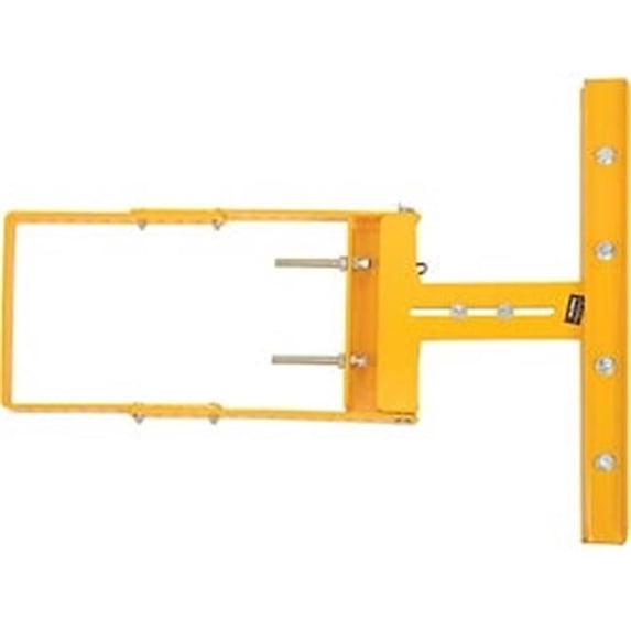 Spring-Loaded Safety Gate - Yellow - 16-26 in. - OSHA Compliant