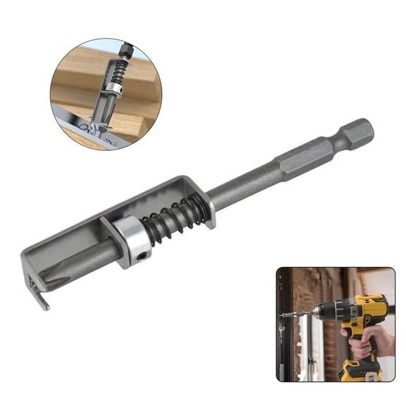 Spring Loaded Screw Holder Bit,Anti-drop Screwdriver Bit,Hand Operation Drill Bit Tip Holder,for Mechanics,Electricians,DIY Repair,Universal Screw Retaining Tool