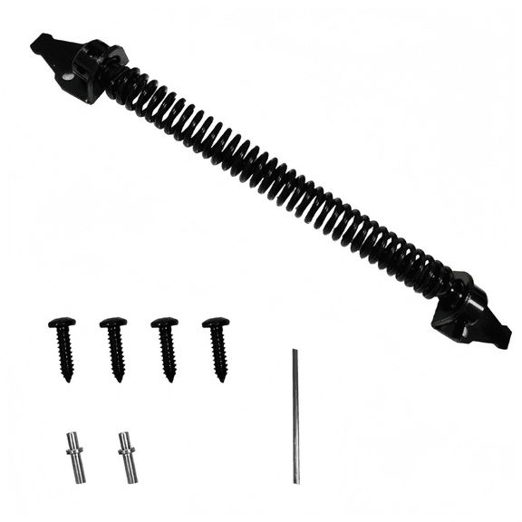 Spring Loaded Self-Closing Gate Hinges for Outdoor Fences and Gardens Metal