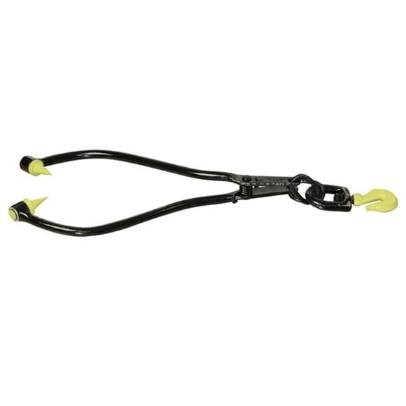 Spring Loaded Swivel Grab Skidding Tongs - Steel - 22 in. - High Grip Design