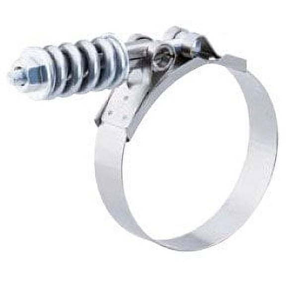 Spring-Loaded T-Bolt Clamp-HvyDtyLrgSpringMinDia2-1/4 MaxDia2-9/16 - (Pack of 1)