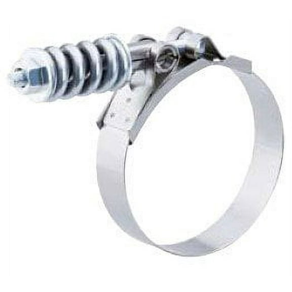 Spring-Loaded T-Bolt Clamp-HvyDtyLrgSpringMinDia4-1/4 MaxDia4-9/16 - (Pack of 1)