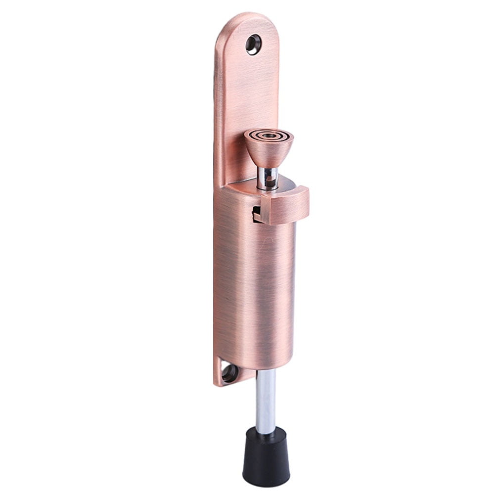 Spring Loaded Telescopic Door Stopper Zinc Alloy Kick Down Door Stop