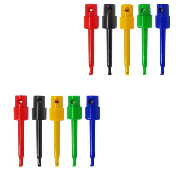 Spring Loading Hook Clip with Anti Short Circuits Design Accuracy Circuits Testing For Secure Multimeter Connection