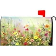 thumbnail image 1 of Spring Magnetic Mailbox Covers Flower Mailbox Covers Magnetic Standard Size 25.5" X 21" Butterfly Floral Mailbox Wraps Post Letter Box Cover Decor for Outside Garden Yard Farmhouse Home, 1 of 6