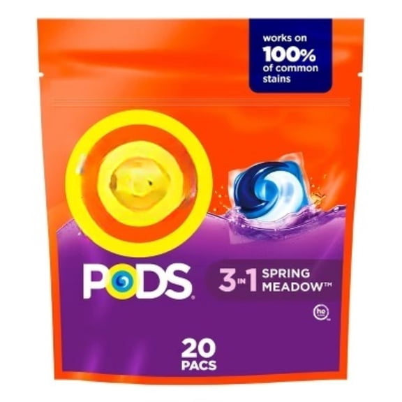 Spring Meadow HE Deep Cleaning Concentrated Laundry Detergent Pods 8 Pacs - 6oz