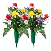 Spring Memorial Bouquets by OakRidgeTM, Set of 2