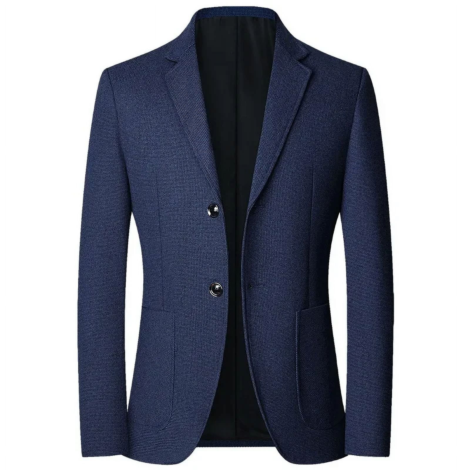 Spring Men Blazers Suit Jackets Solid Business Casual Suits Male ...