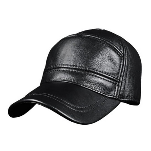 Spring Men Genuine Leather Baseball Caps Cowhide Men Youth Duck Tongue Dad Hats Bomber Flying Cap ,Unique Design