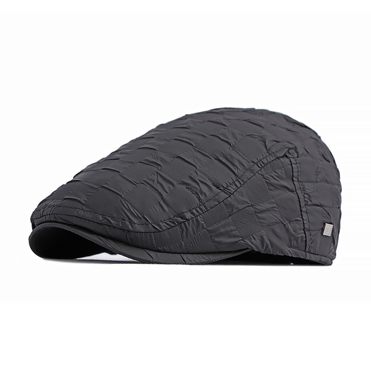 Newsboy cap with snap sale