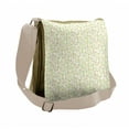 thumbnail image 1 of Spring Messenger Bag, Doodle Flowers Garden Art, Unisex Cross-body, by Ambesonne, 1 of 2