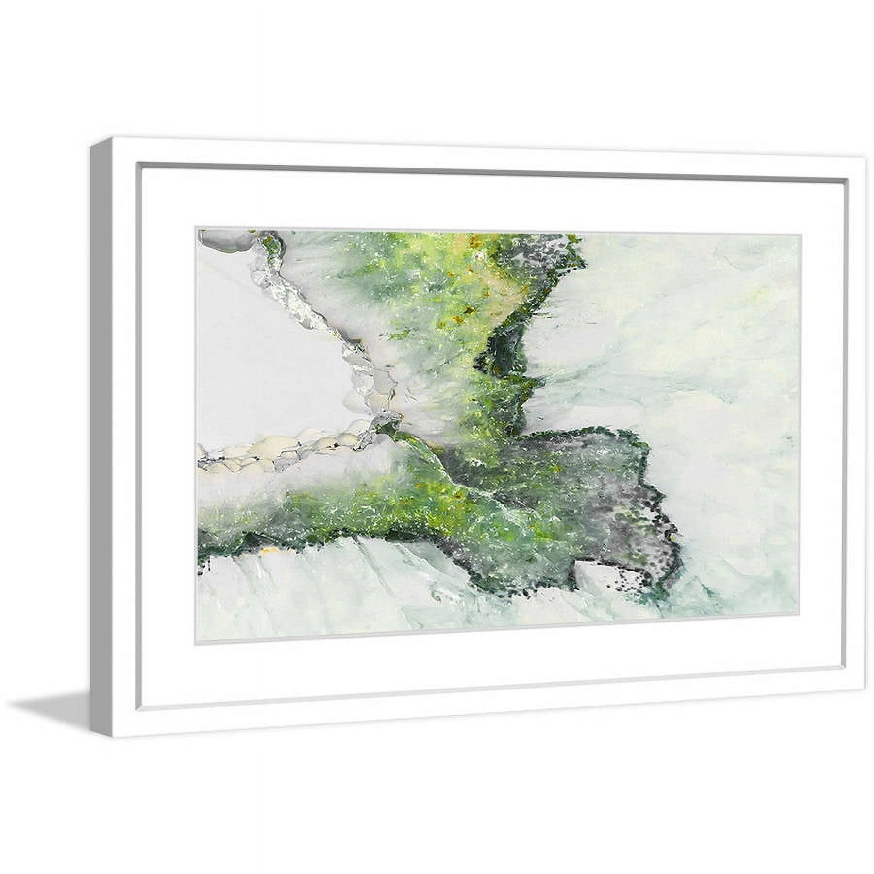 "Spring Mineral" Framed Painting Print