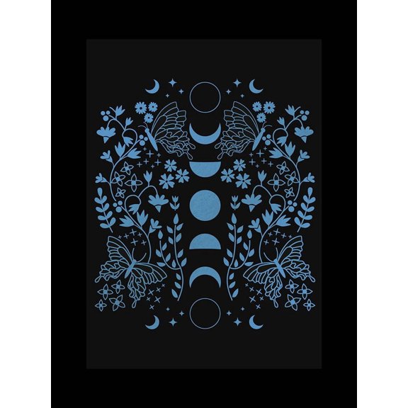 Spring Moon in Blue Poster Print - Emanuela Carratoni (12 x 16)