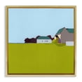 thumbnail image 1 of Spring Morning Farm Land Gold Framed Floater Canvas Wall Art, design by Ruth LaGue, 1 of 10