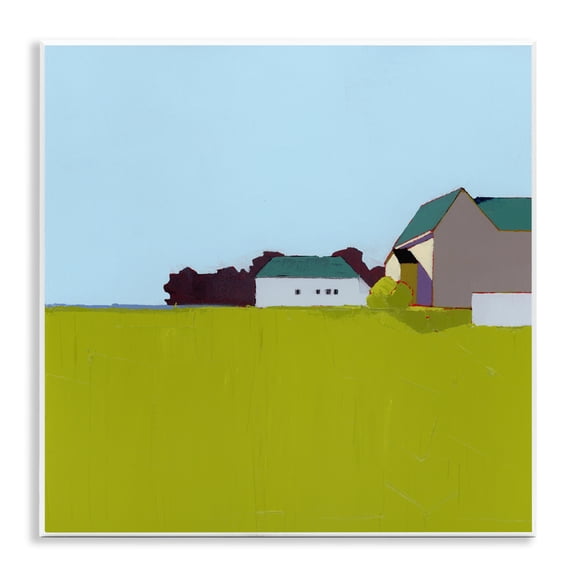 Spring Morning Farm Land Wall Plaque Art, design by Ruth LaGue