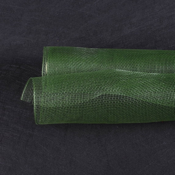 Spring Moss - Floral Mesh Wrap Solid Color - ( 10 Inch x 10 Yards )