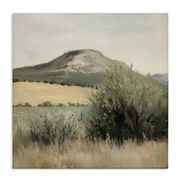 Stupell Industries Spring Mountain Meadow Landscape Canvas Wall Art, design by Petal Prints Design