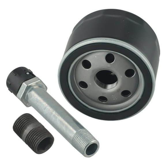 Spring Multi Model Compatible Oil Filter Conversion Kit Featuring AM125424 for Lawn Tractors Including Necessary Adapter and Drain Tool