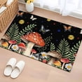 thumbnail image 1 of Spring Mushrooms Bathroom Rug Washable 2x3 Entryway Rug Non Slip Farmhouse Pastoral Botanical Stars Rustic Front Door Mat Low Pile Indoor Doormat Throw Floor Carpet for Kitchen Bedroom Entrance, 1 of 8
